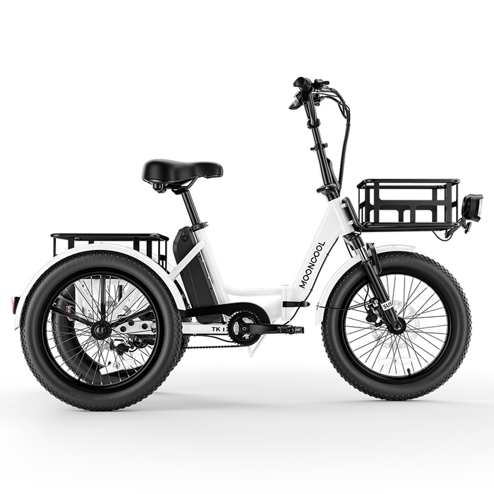 Safe & Sustainable TK1 Folding Electric Trike | Comfortable, Stable ...