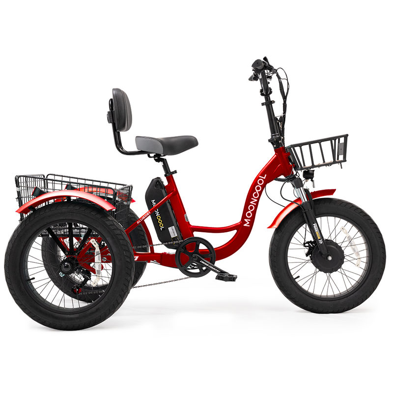 TK Fat Tire Electric Trike - Powerful & Stable for Daily Commutes